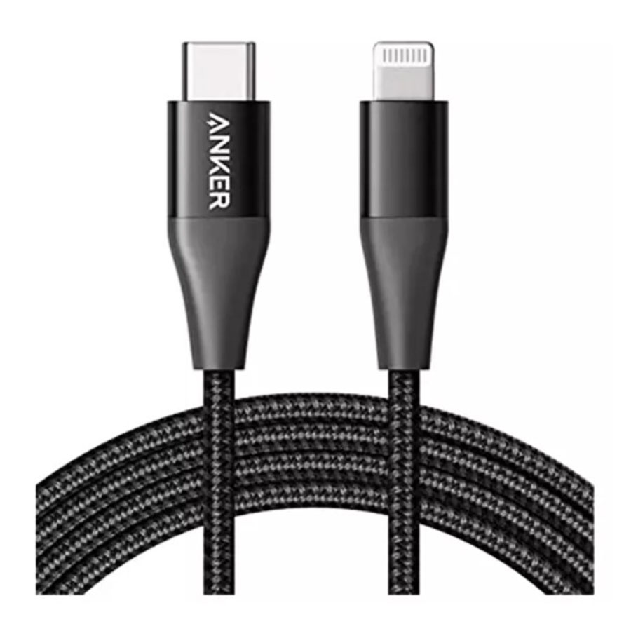 قیمت و خرید کابل 1.8 متری تبدیل USB-C به لایتنینگ انکر مدل PowerLine  II A8653 | یاس ارتباط