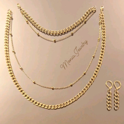 نیمست کارتیر و زنجیر توپی استیل