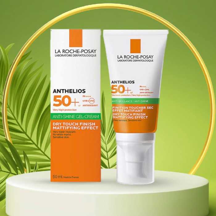 ژل کرم ضد آفتاب لاروش پوزای مدل anti shine بی رنگ