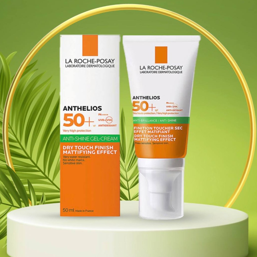 ژل کرم ضد آفتاب لاروش پوزای مدل anti shine بی رنگ