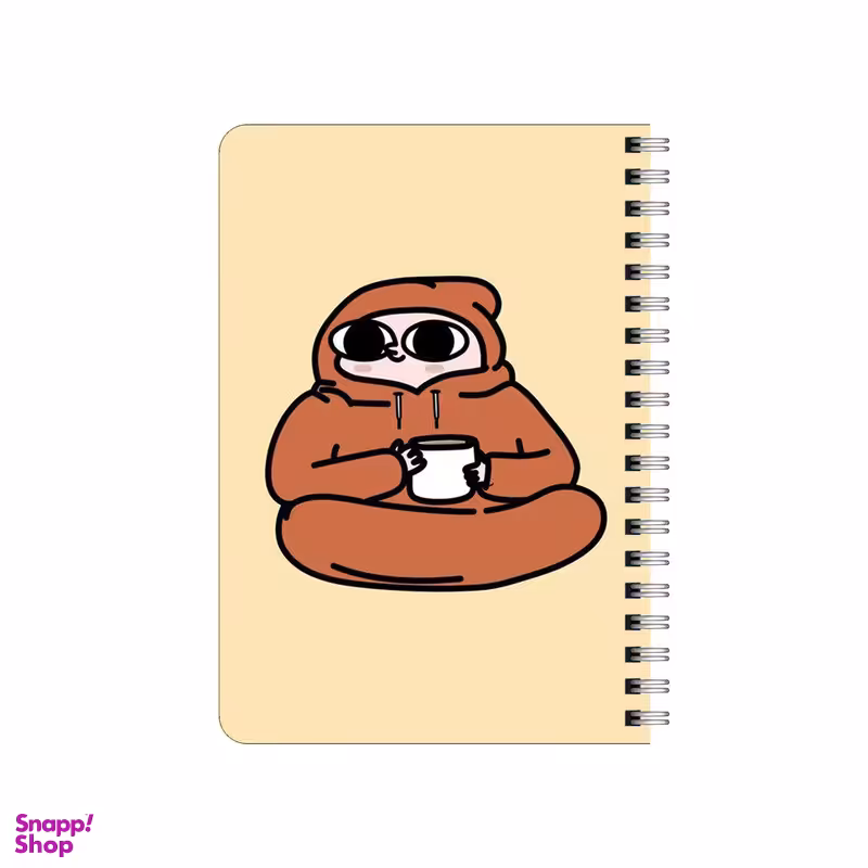 دفترچه یادداشت بامبیلیپ مدل چوبی طرح سرمایی و چای کد 3538163