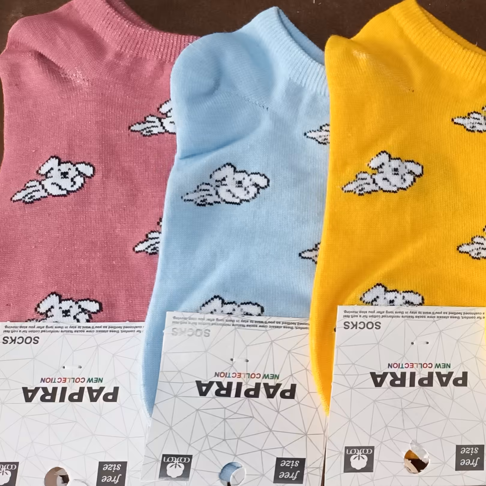 جوراب های فانتزی نخ پنبه خنک و جذاب               