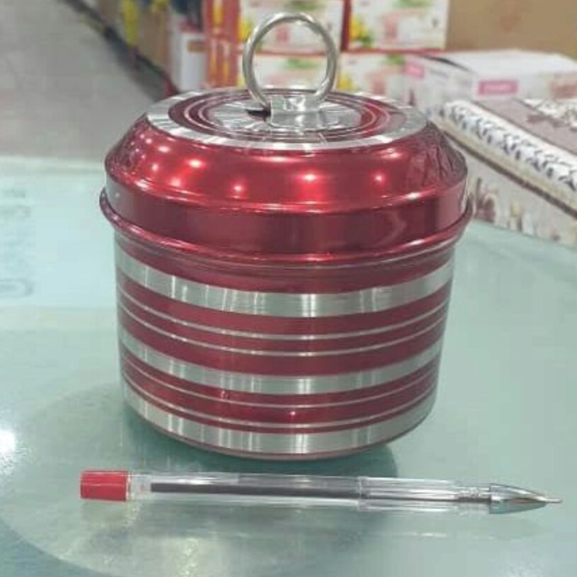 ظرف درب دار استیل