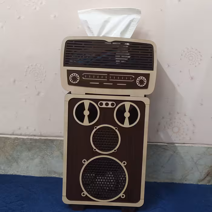 جعبه دستمال وسطل زباله