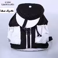 کیف سها. مدل کوله فانتزی کلاهدار. سبک و جادار و شیک. مناسب دانش آموزان گرامی