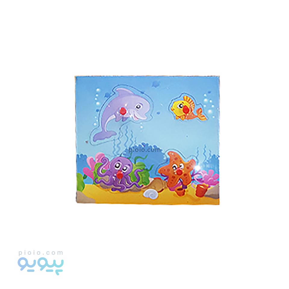 پازل خردسال طرح موجودات دریایی