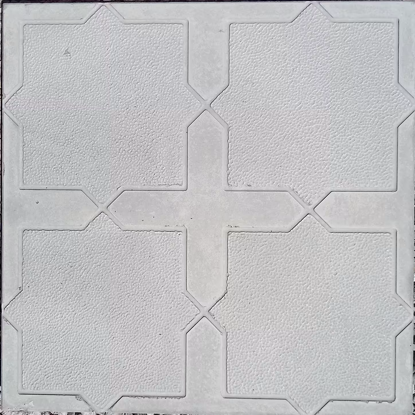 موزاییک پلیمری چهار ستاره طوسی 50 در 50