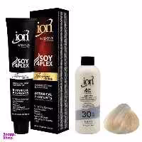 رنگ مو آیون (Ion) شماره 9.17 حجم 120 میلی‌لیتر رنگ بلوند ماسه ای روشن + اکسیدان نه درصدی حجم 180 میلی‌لیتر