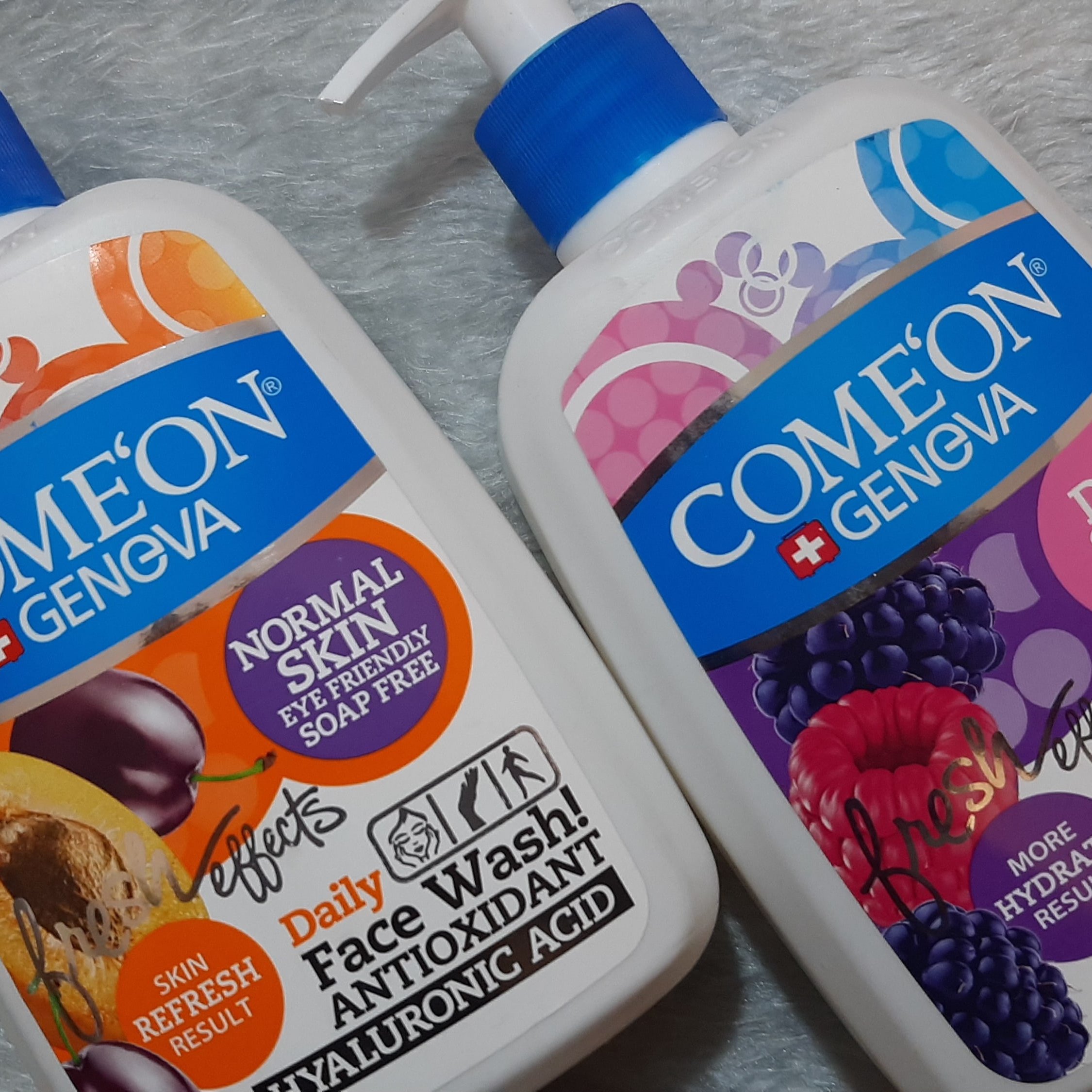 ژل شستشوی صورت کامان پمپی   مناسب پوست خشک 