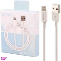 کابل شارژر لایتنینگ میتک مدل XP-231 طول 1 متر
