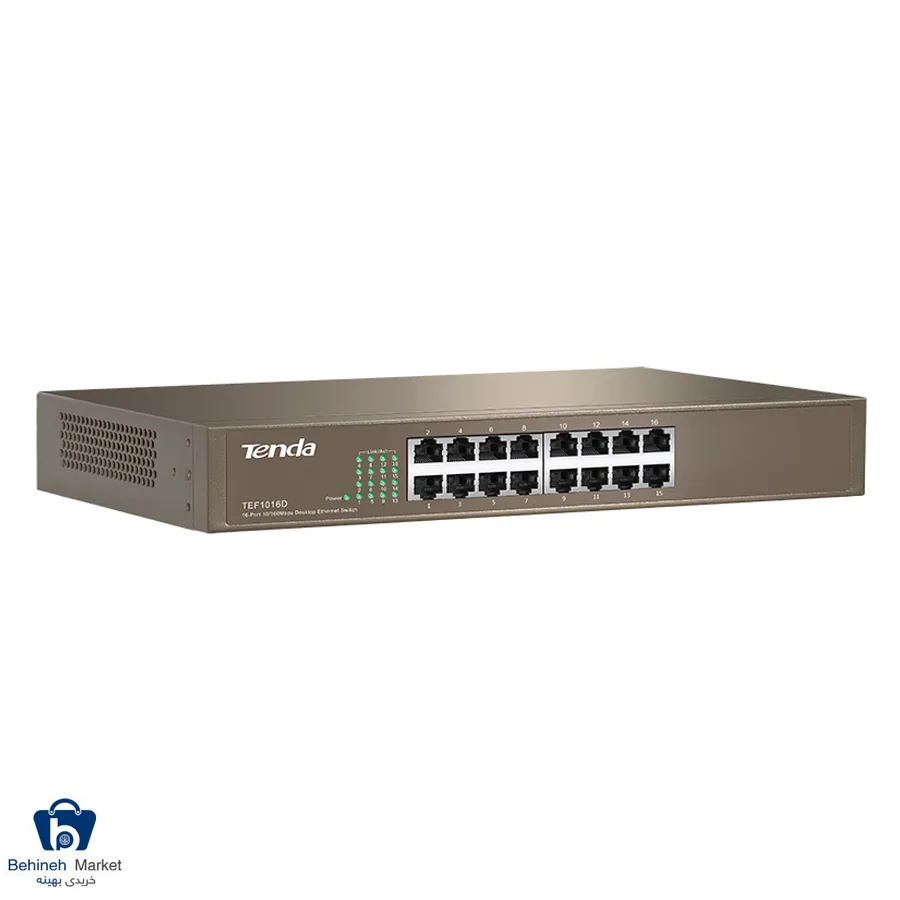 سوییچ 16 پورت تندا مدل TEF1016D