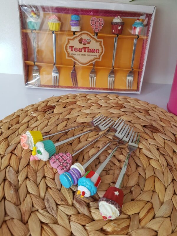 چنگال سرکاپ کیک Tea Time