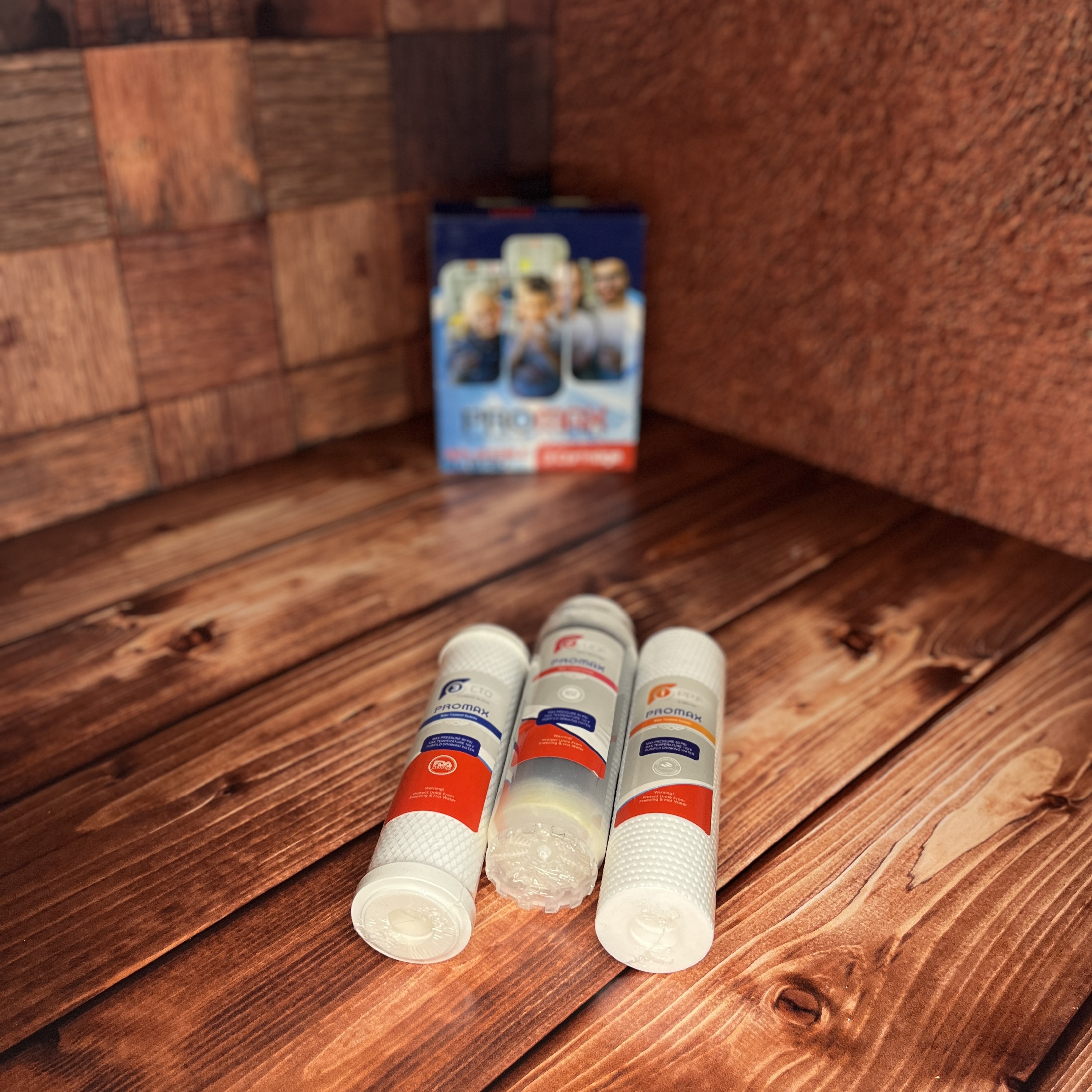 پک سه عددی فیلتر دستگاه تصفیه آب خانگی پرو مکس (مرحله 1 تا 3)