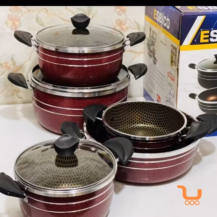 سرویس قابلمه 8 پارچه گرانیتی اسبیکو 