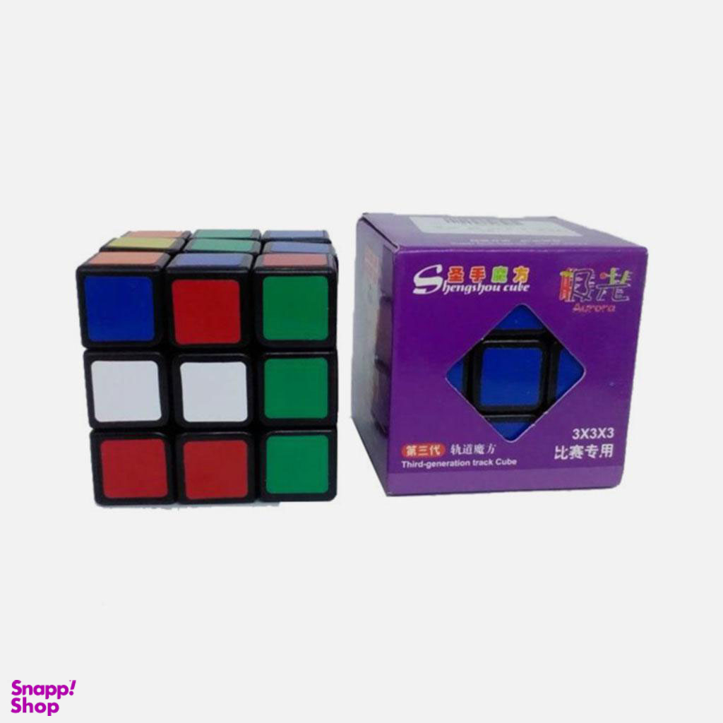 بازی فکری شنگ شو (Sheng Shou) روبیک 3 در 3 جعبه بنفش