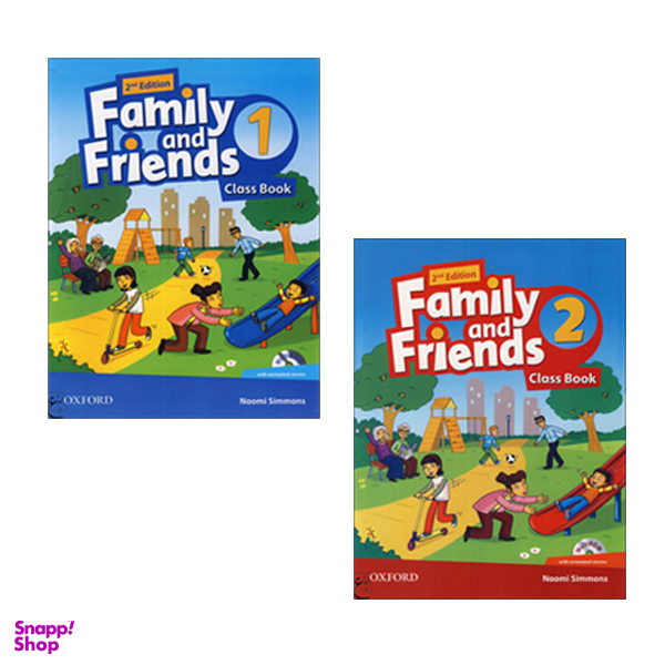 کتاب Family and Friends 1_2 Second Edition British اثر جمعی از نویسندگان انتشارات ابداع 2 جلدی