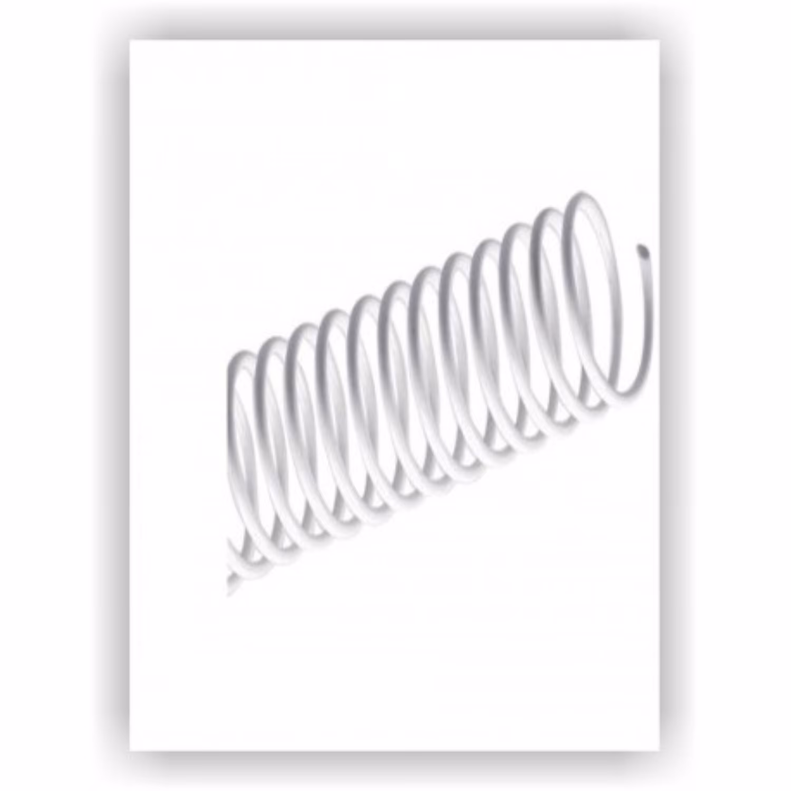 فنر  صحافی سیمی روکش سفید شماره 25