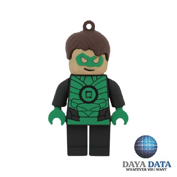 فلش مموری فانتزی دایا دیتا لگو فانوس سبز مدلPC1054-3 ظرفیت32GB-USB2 رنگ سبز