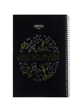 دفتر مشق 100 برگ آزاده طرح علمی - خرید آنلاین دفتر آزاده - چی بخونم