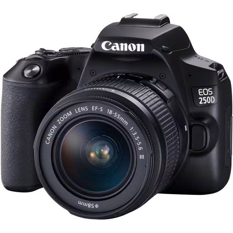 دوربین عکاسی دیجیتال کانن  مدل EOS 250D Kit EF-S به همراه لنز 55-18 میلی متر f/3.5-5.6 III