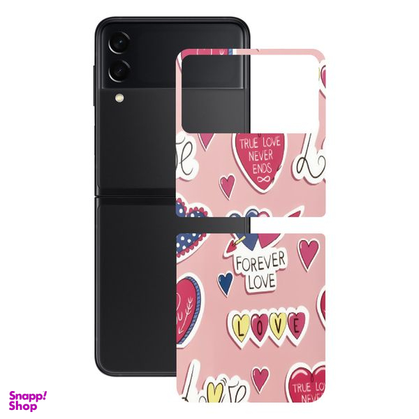 برچسب پوششی راک اسپیس (Rock Space) طرح For Ever مناسب برای گوشی سامسونگ Galaxy Z Flip3 5G