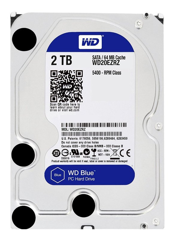 هارد دیسک وسترن دیجیتال 2 ترابایت مدل WD Blue