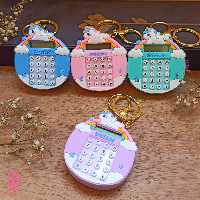 ماشین حساب فانتزی آویز دار طرح یونیکورن