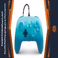 کنترلر با سیم PowerA Enhanced مخصوص Nintendo Switch – طرح Aquatic Fantasy