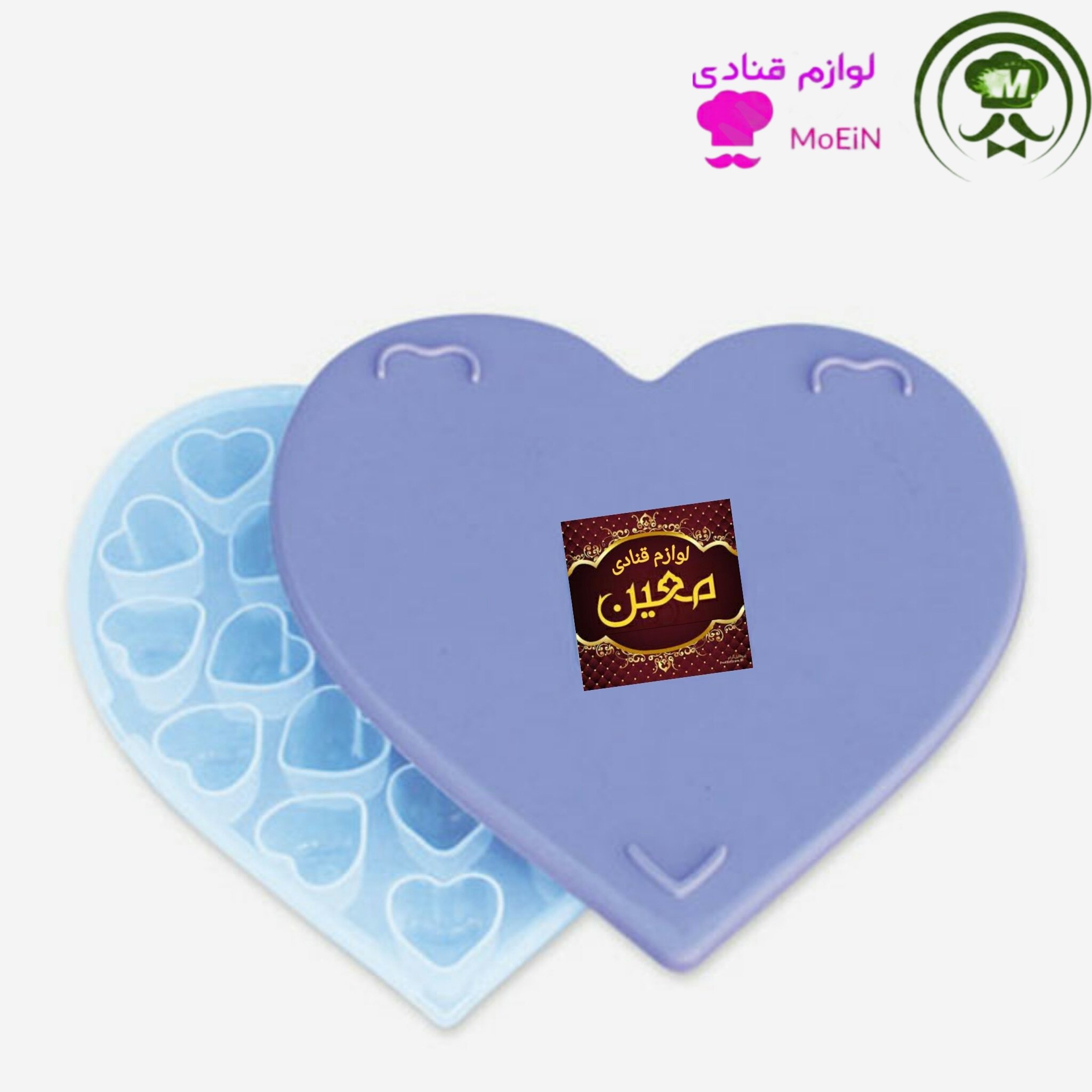 قالب یخ قلبی