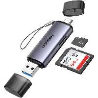 کارت خوان یوگرین USB-C USB-A To TF/SD مدل CM185 کد 50706