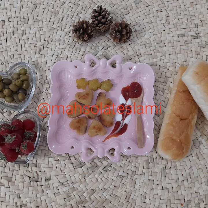 ناگت مرغ پنیری