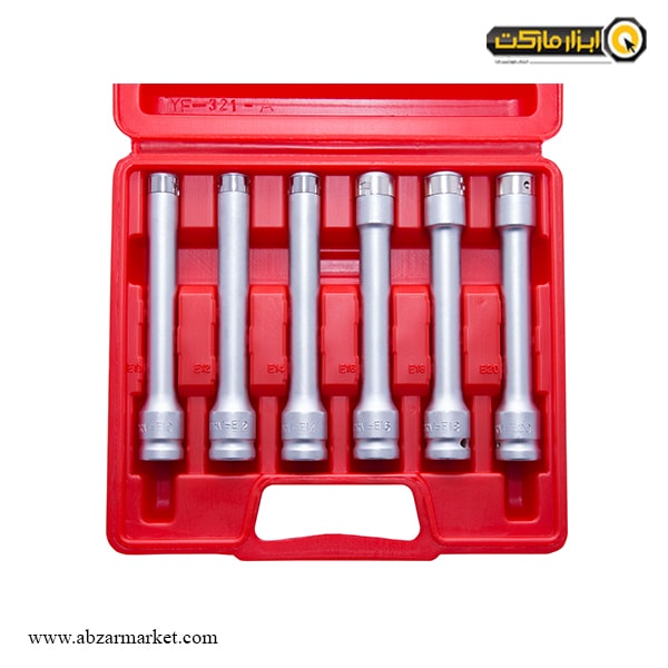 جعبه بکس داناپلاس E فوق بلند 6 پارچه 1/2 اینچ مدل D39403XL06