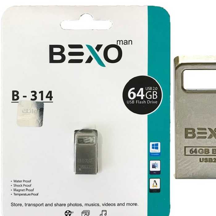 فلش 64 گیگ BEXO گارانتی مادام العمر