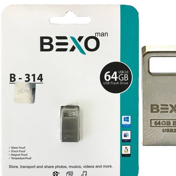 فلش 64 گیگ BEXO گارانتی مادام العمر