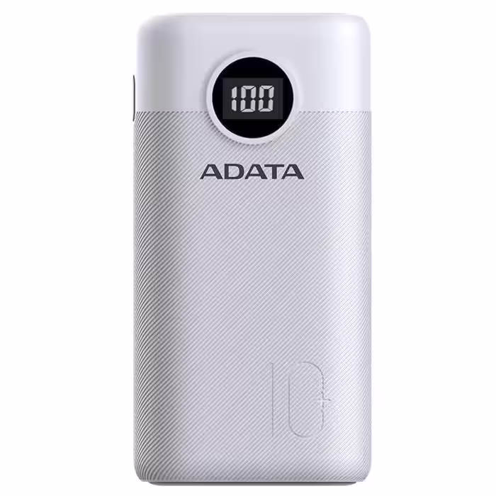 شارژر همراه ای دیتا مدل P10000QCD QC3 PD ظرفیت 10000 میلی آمپر ساعت