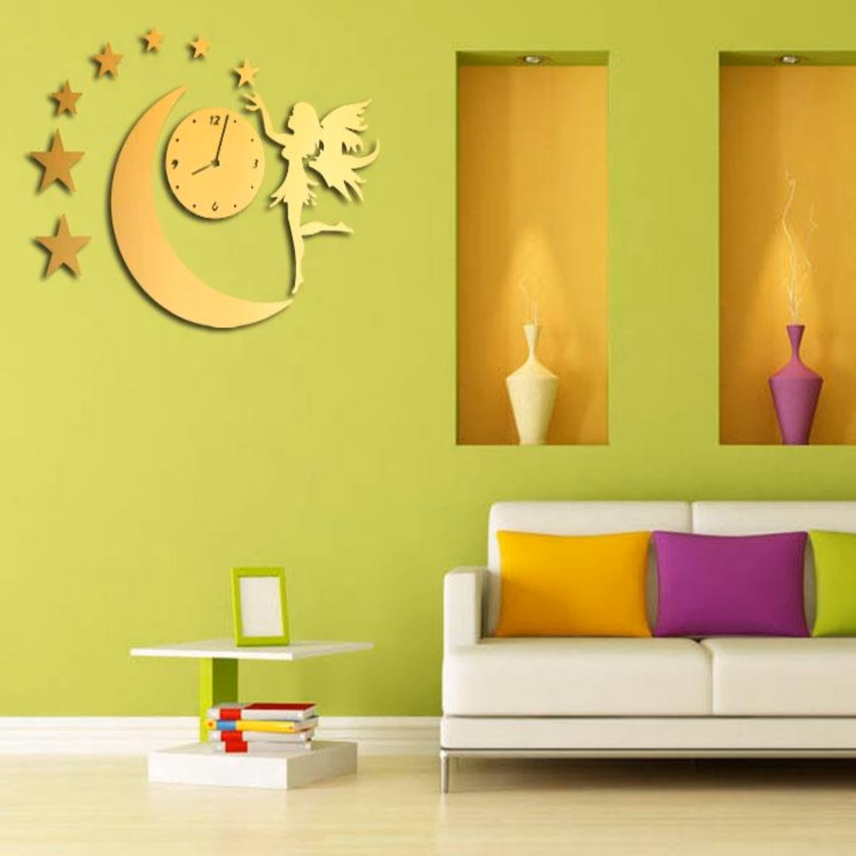 ساعت دیواری پدیده پلاس مدل انجل