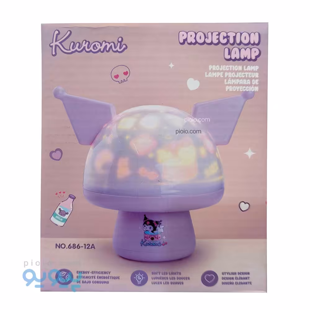 چراغ خواب طرح کرومی آیتم 686-12A