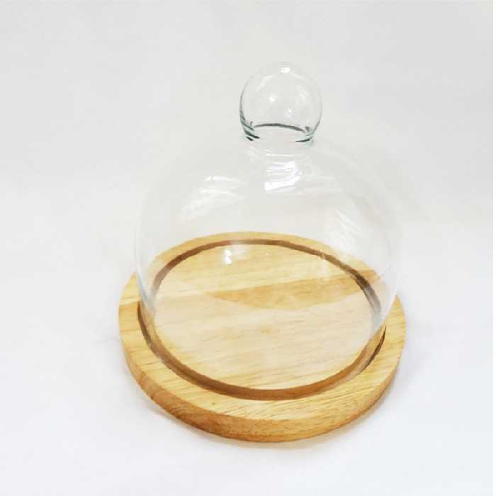 ظرف کره خوری و پنیر خوری  زیره چوبی بسیار زیبا