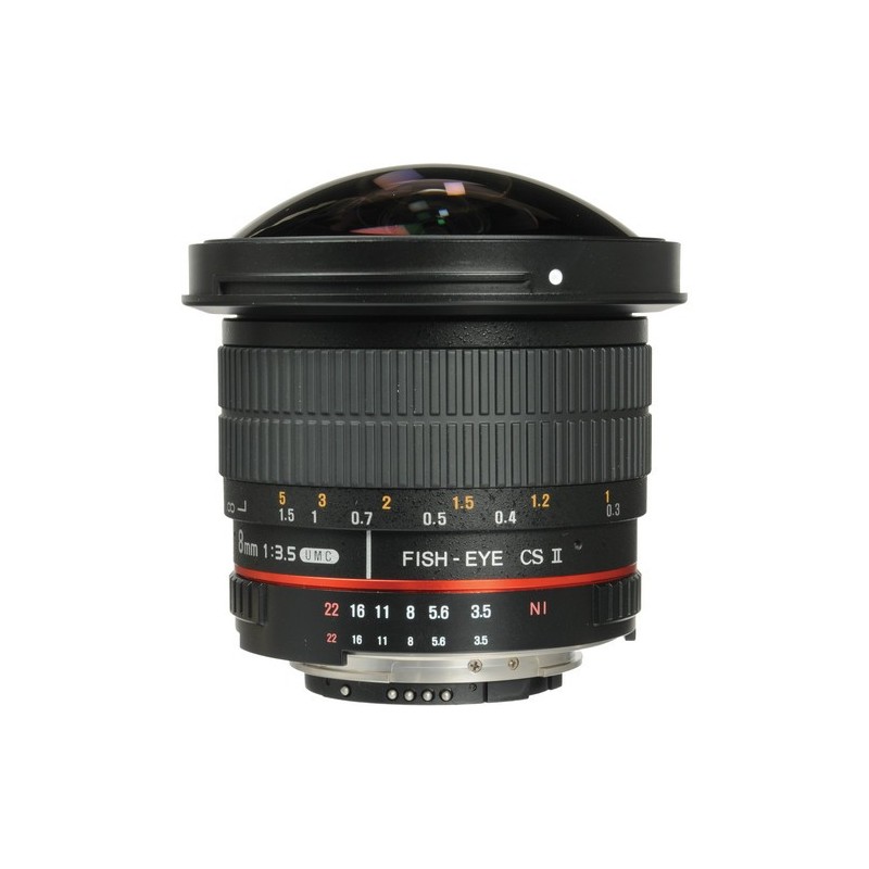لنز سامیانگ مدل Samyang 8mm f/3.5 HD Fisheye for Nikon