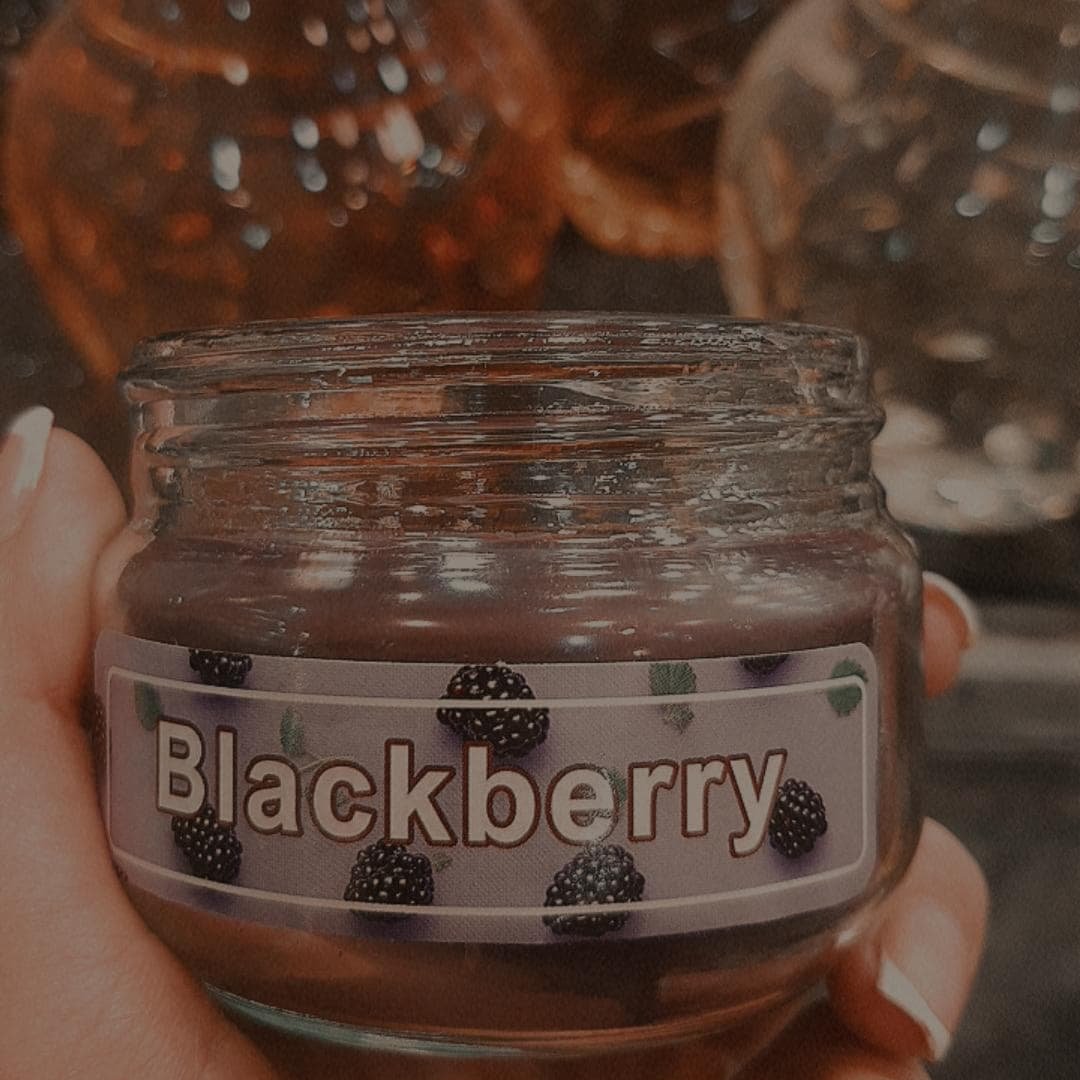 شمع دستساز با رایحه بلک بری