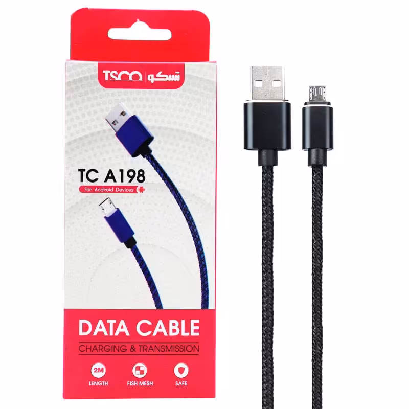 کابل شارژ کنفی MicroUSB تسکو TSCO A198
