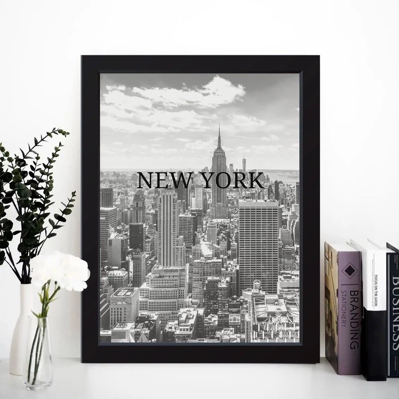 تابلو نیویورک تابلو مینیمالیسم تابلو آویز -تابلو اتاق -تابلو اتاق خواب -تابلو اتاق -تابلو دکوراتیو