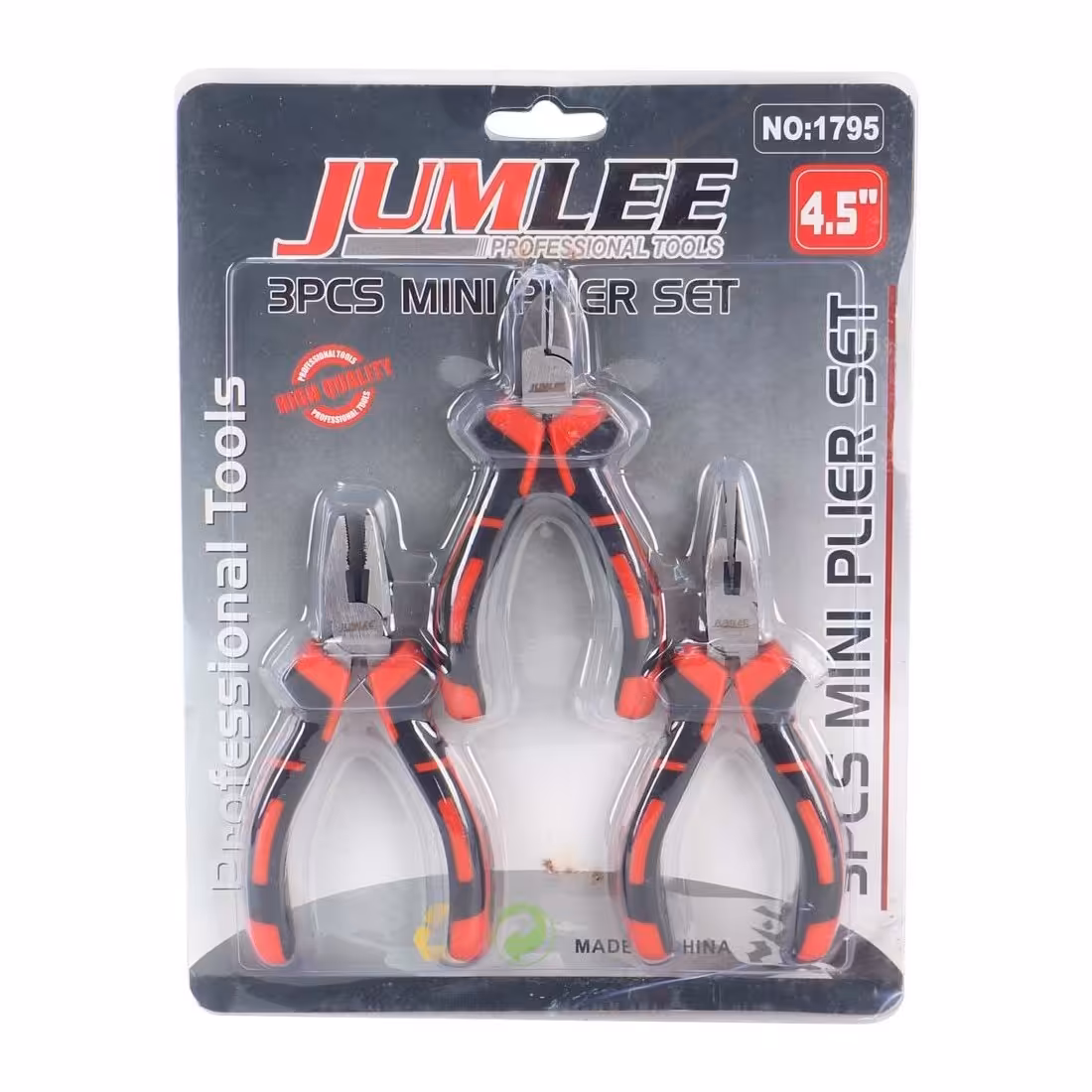 ست مینی انبر دست سیم چین و دم باریک 