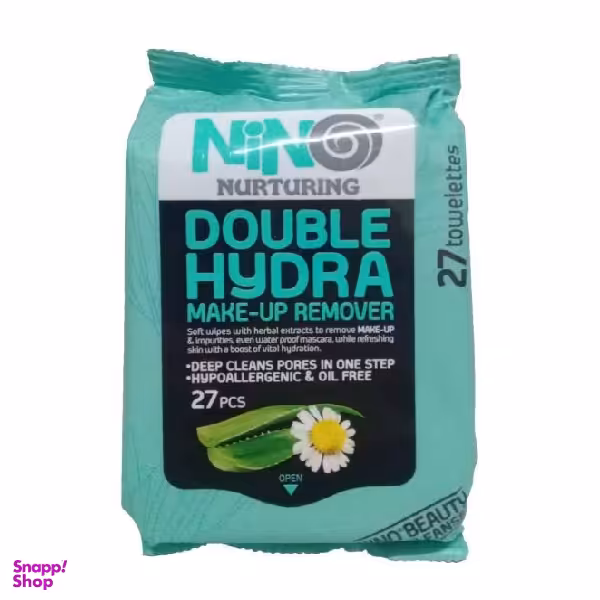 دستمال مرطوب نینو (Nino) مدل Double Hydra بسته 27 عددی
