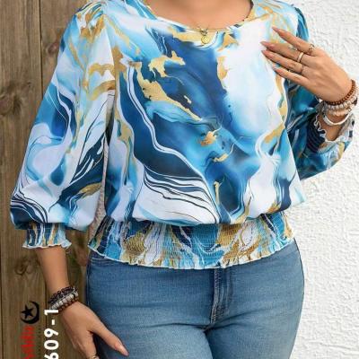 شومیز مجلسی ترند بیگ سایز3609