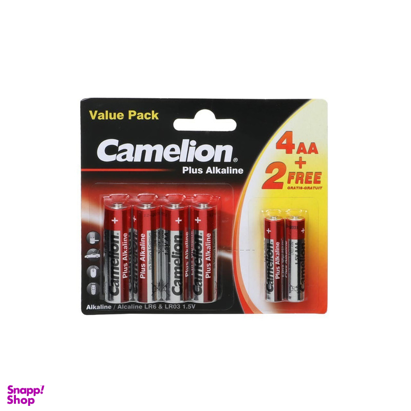 باتری قلمی کملیون (Camelion) مدل Plus Alkaline LR6-BP4