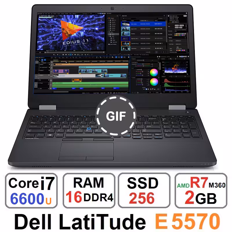 لپ تاپ Dell Latitude E5570 Core i7 6600u تاچ