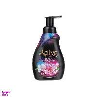 مایع دستشویی فومی اکتیو (Active) سری Diamond مشکی وزن 500 گرم