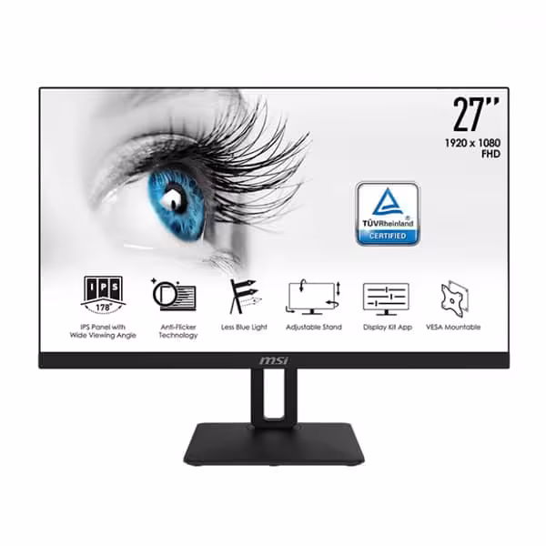 مانیتور ام اس آی مدل PRO MP271P سایز 27 اینچ - پردیس پازار