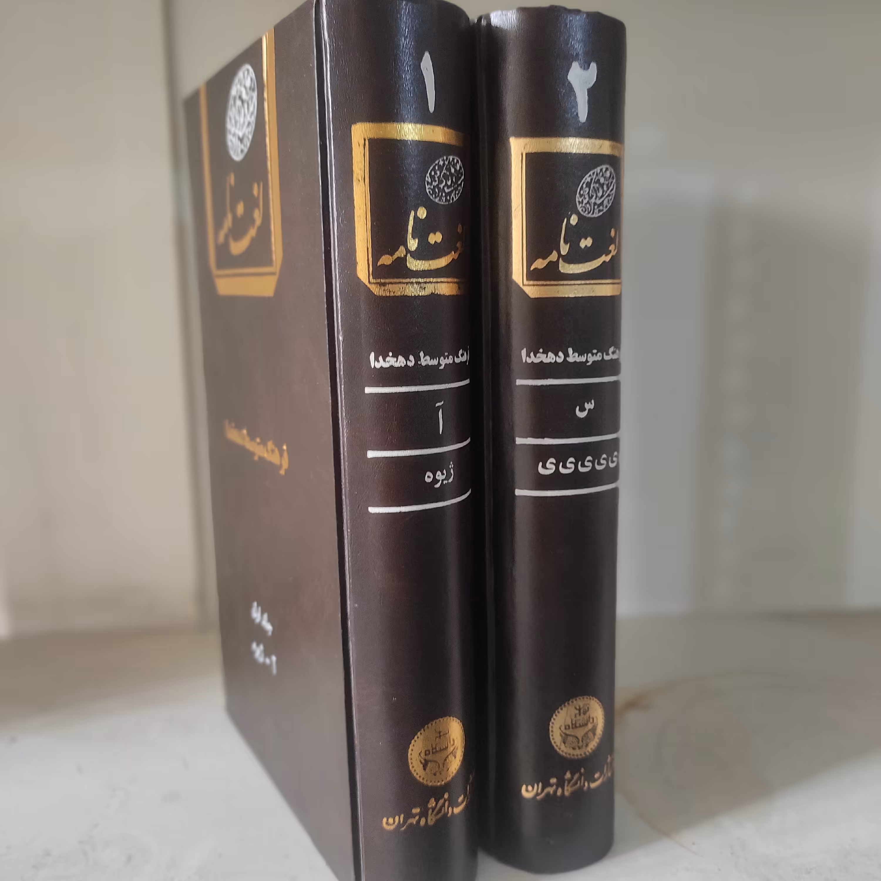 لغتنامه دهخدا 2جلدی (نایاب) چاپ اول کاغذ خارجی